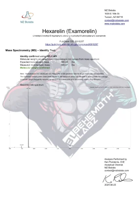 Hexarelin Acetate | BehemothLabz 2