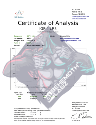 IGF-1 LR3 (Media Grade)