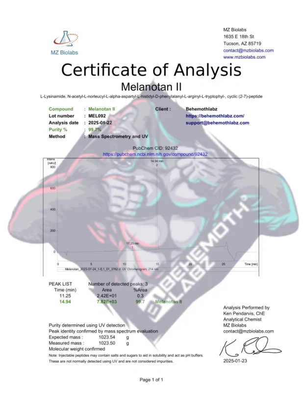 BEHEMOTH LABZ melanotan