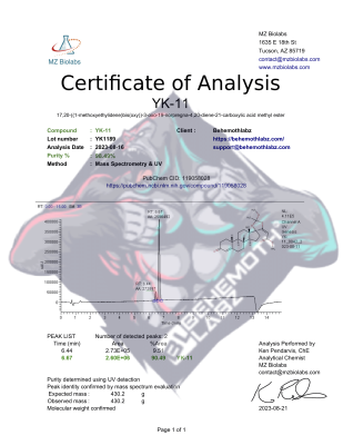 YK-11 Parenteral Solution