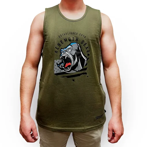 Behemothlabz Gym Tank Tops - Ain't No Quit In Me (Black), S 4