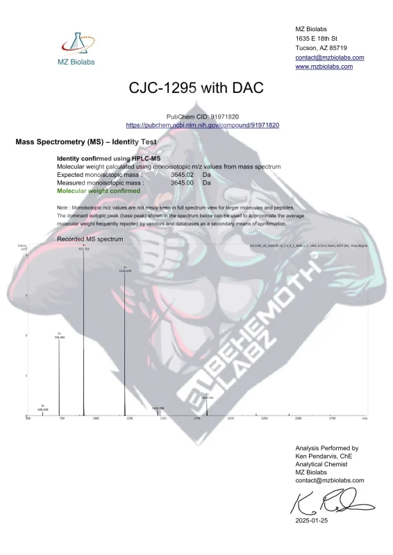 BEHEMOTH LABZ CJC-1295 With Dac