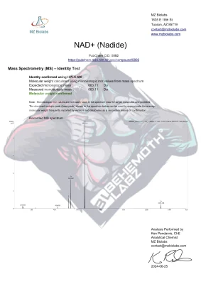 NAD+ (Nicotinamide Adenine Dinucleotide) | BehemothLabz