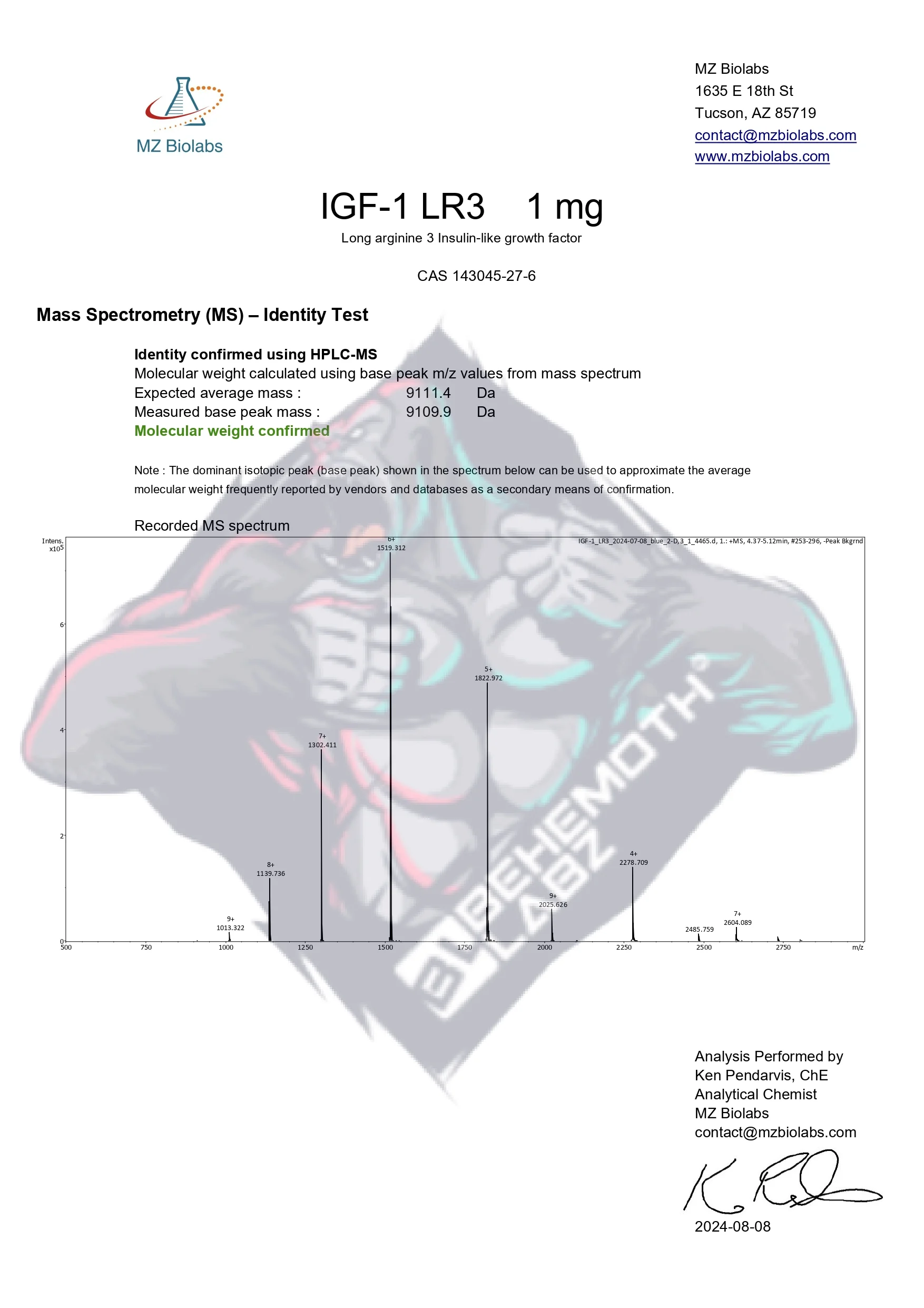 BEHEMOTH LABZ IGF-1